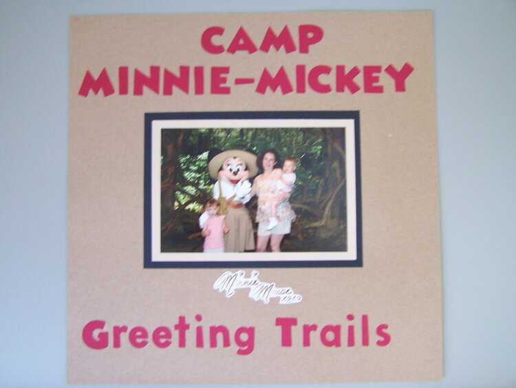 Camp Minnie-Mickey Greeting Trails