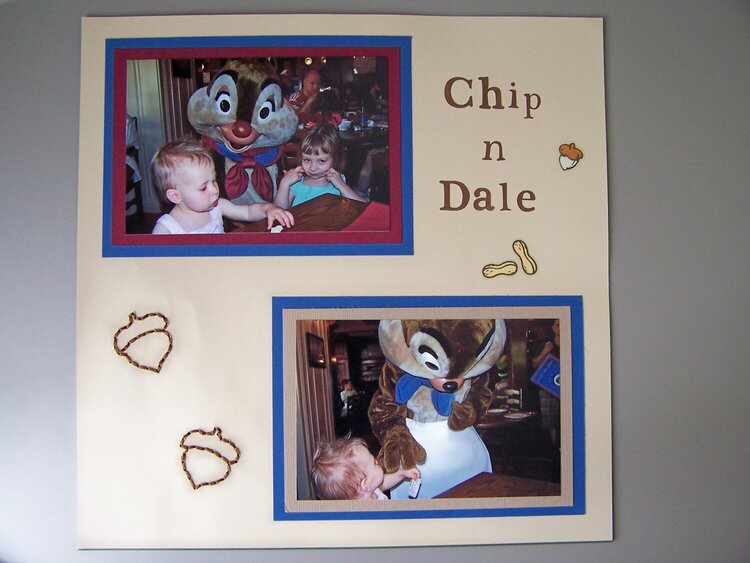 Liberty Tree Tavern Character Dinner - Chip n Dale pg. 1