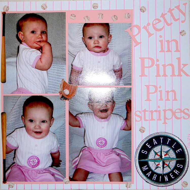 Pretty in Pink Pinstripes