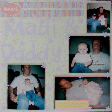 Madi &amp; Daddy 8/2005