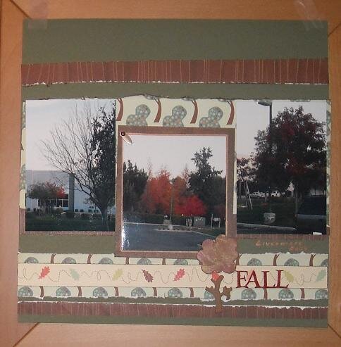 &quot;Fall at Work&quot;  for Scrap Your Fall Challenge