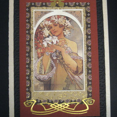 Art Nouveau Card