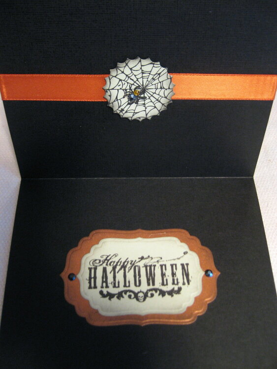 Inside Bewitching Halloween card