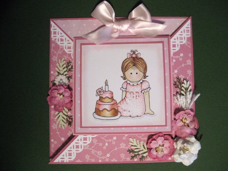 Little Girl Birthday Card