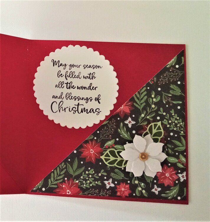 Christmas Dove Easel Card