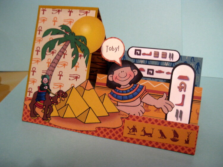 Ancient Egypt Step Card