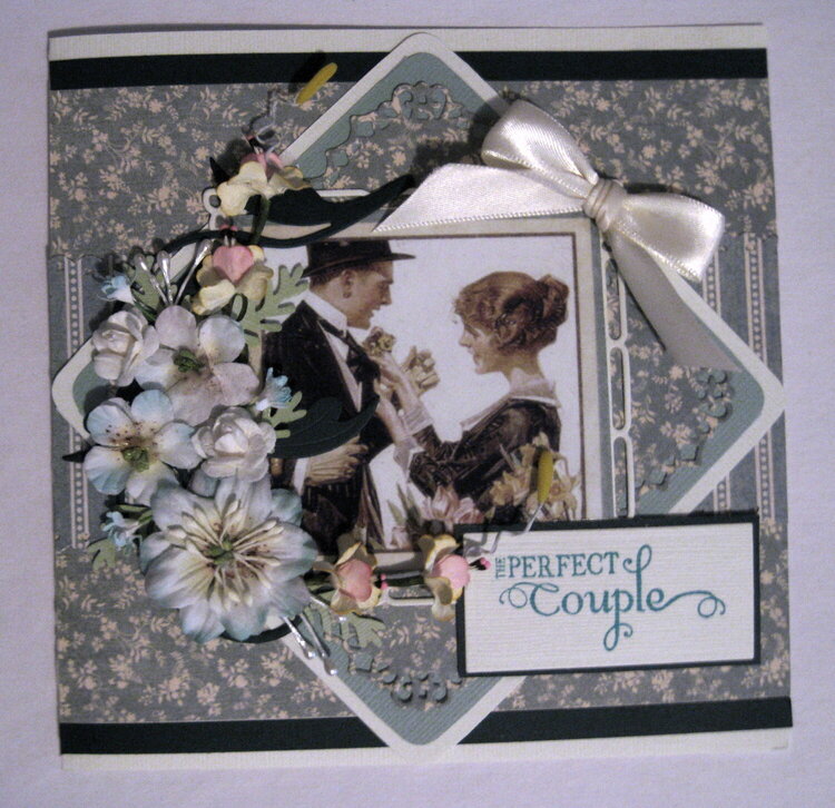 Graphic 45 Wedding or Engagement card