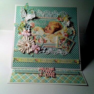 Graphic 45 Baby Card