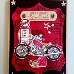 Motorcycle Birthday Card