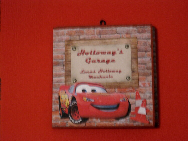 Disney Pixar Cars birthday card