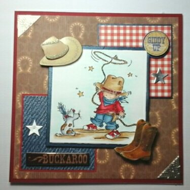 Yee Haa Cowboy Birthday Card