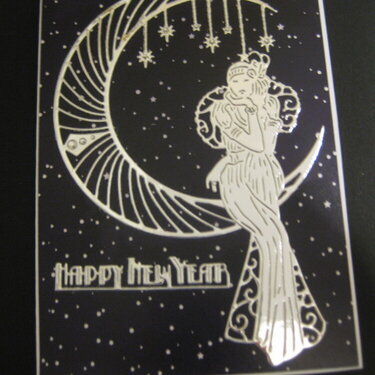 Art Deco New Year Card