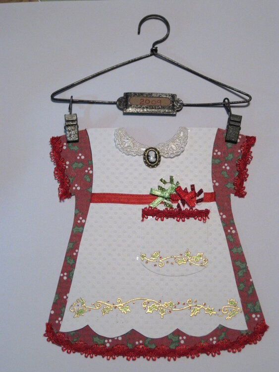 Christmas Dress greeting card
