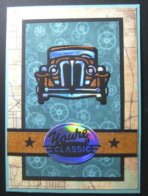 &quot;You&#039;re a Classic&quot; car card for a guy