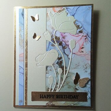 Poppy Edger Birtday Card