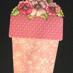 Flower Pot Birthday card