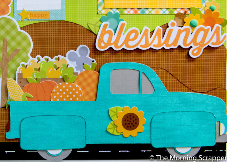Fall Blessings -truck close up