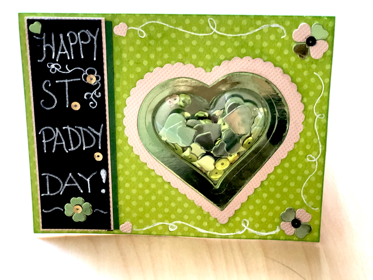 St. Patrick&#039;s Day Shaker Card