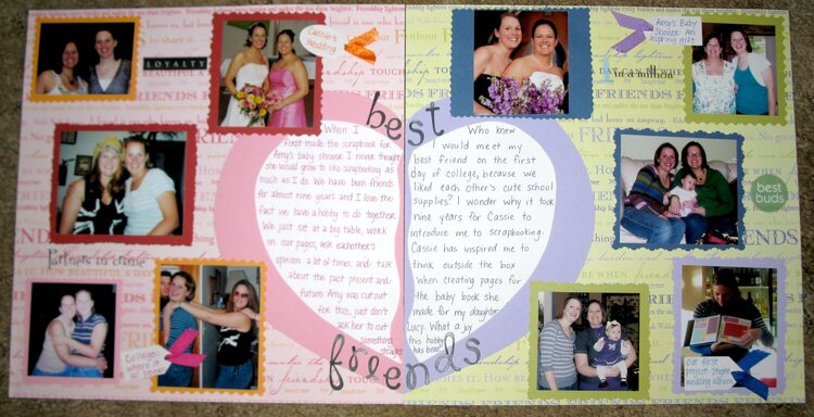 Teach a Friend to Scrapbook Contest Entry: Two Page LO