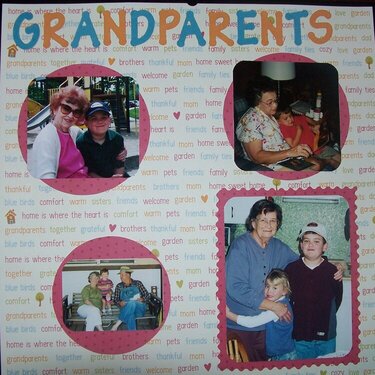 Senior Book: Grandparents Page 1