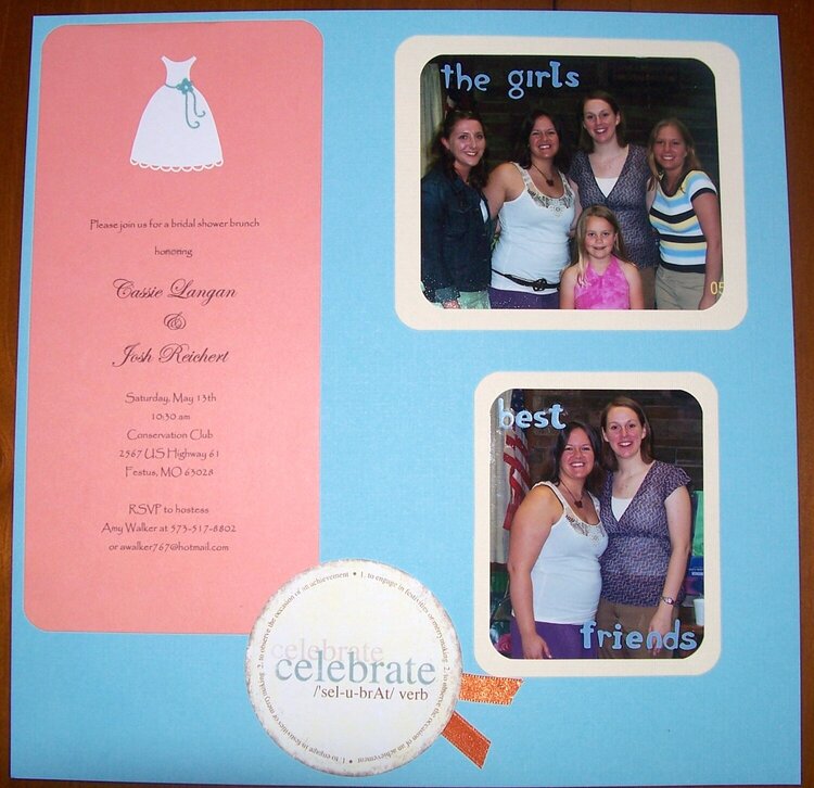 Bridal Shower Page 1