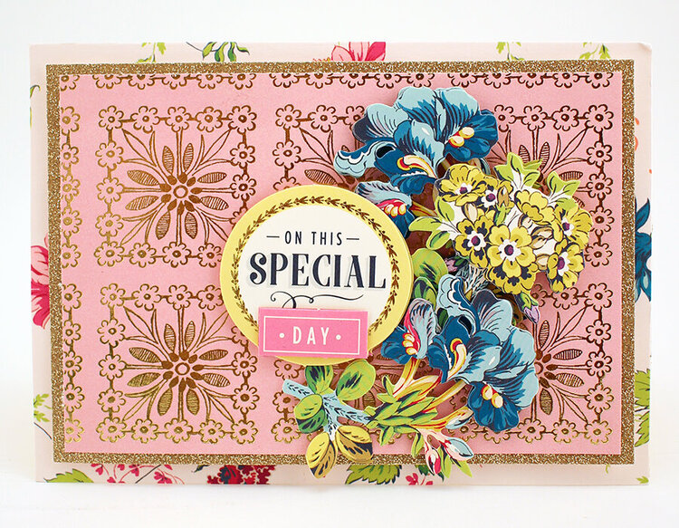 Fun Florals Bright and Beautiful Sentiment Card