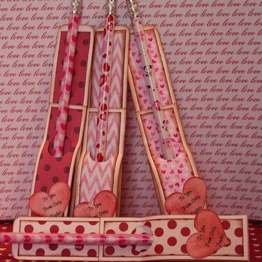 Valentine Pencil holders