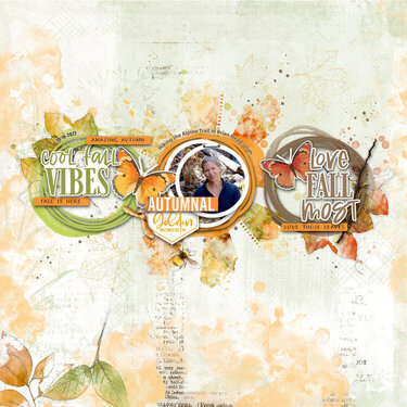 Cool Fall Vibes Digital Scrapbooking Layout