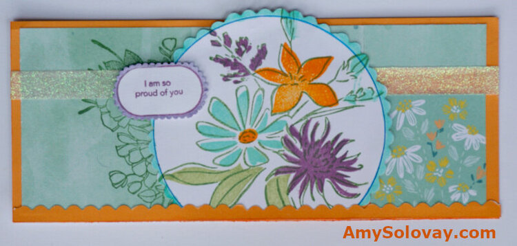 I Am So Proud of You Floral Greeting Card