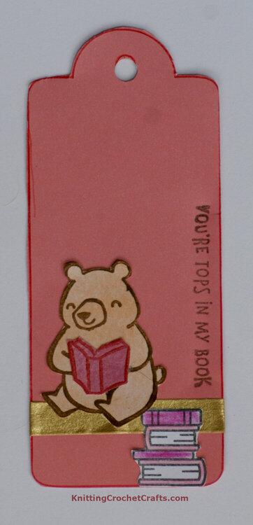 Bookmark Featuring Lawn  Fawn Stamps and Papers