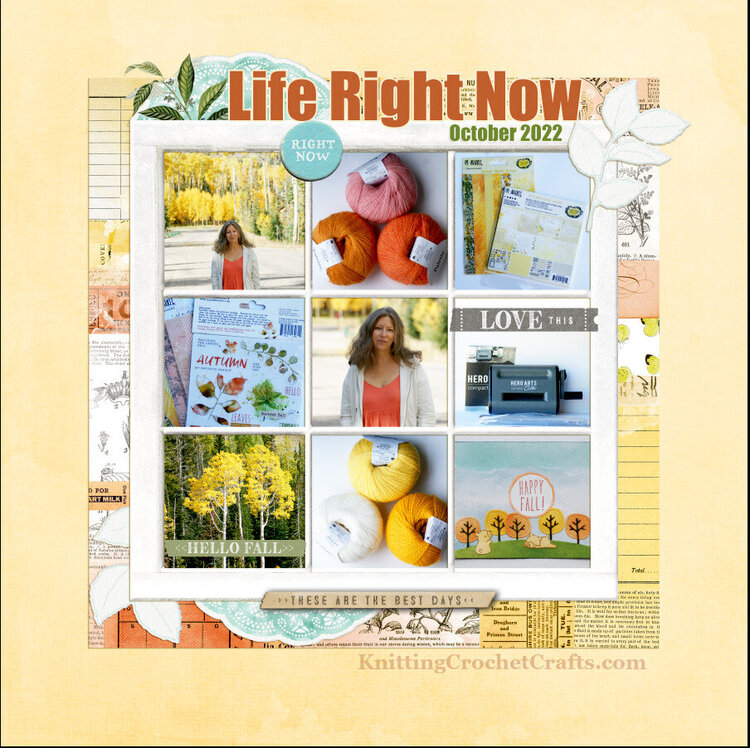 Life Right Now Digital Scrapbooking Layout