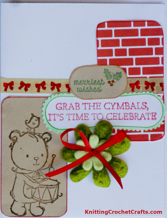 Merriest Wishes Christmas Card for the My Favorite Things Sketch Challenge 602