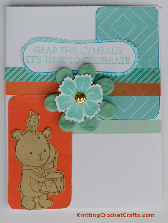 Bear Themed Card for My Favorite Things Color Challenge