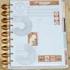 February Planner Layout Featuring Time to Flourish Papers by Graphic 45