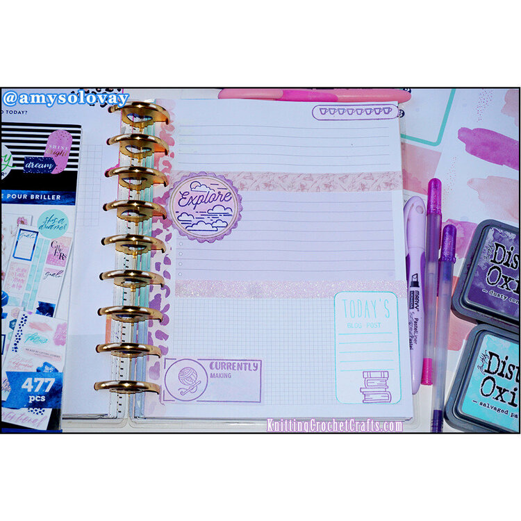 Happy Planner Daily Layout for April 2023