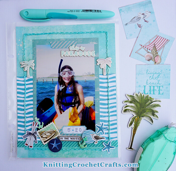This Is Paradise 6&quot;x8&quot; Scrapbooking Layout