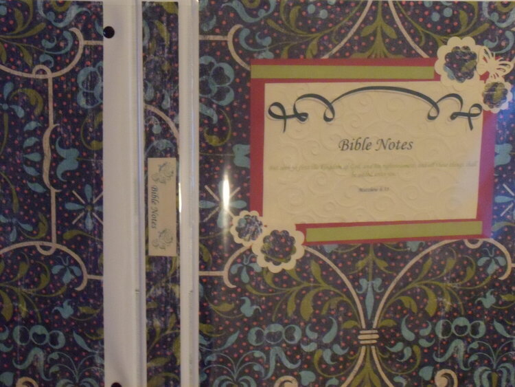 Bible Notes Notebook