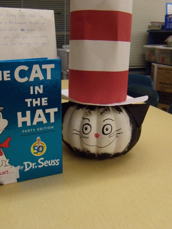 Cat in the Hat Pumpkin