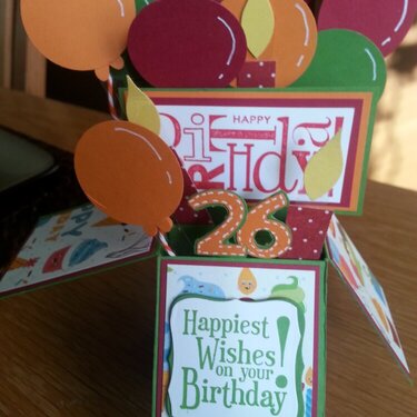 Happy Birthday- card in a box