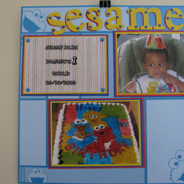 Sesame Street 1st  Birthday