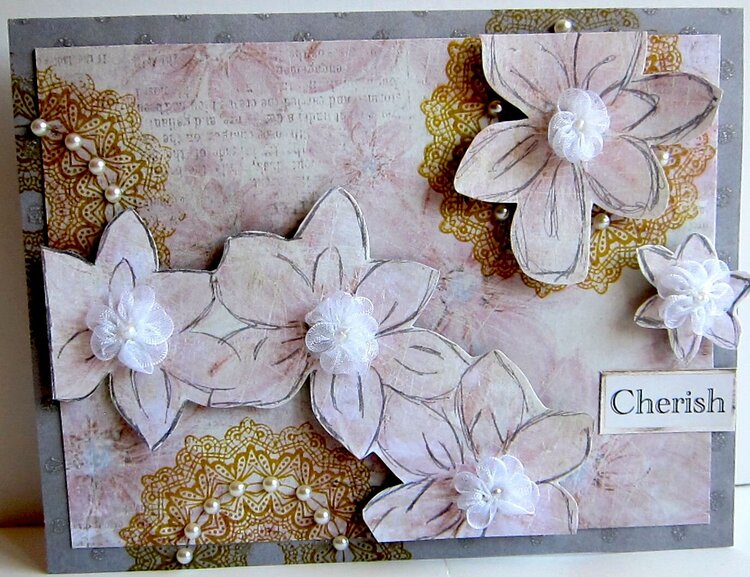 Cherish Card, August Moon Ruby Rock-It