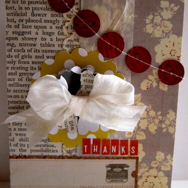 Thanks card Picket Fence May Add On Kit Paper Bakery