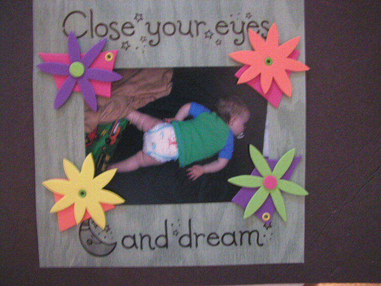 Close eyes and dream (decorated)