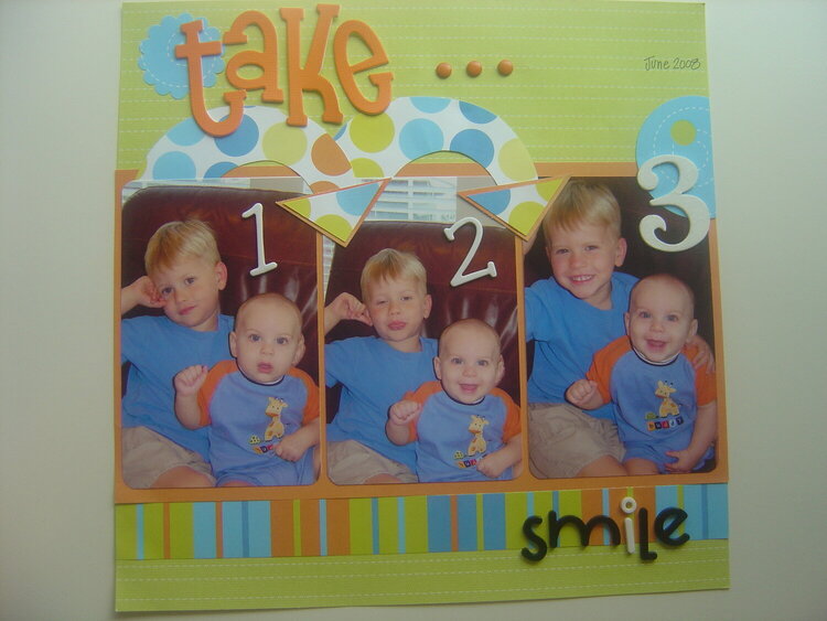 Take 1,2,3...Smile
