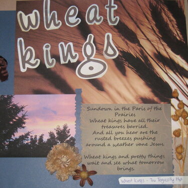 July Lyric Challenge: Wheat Kings
