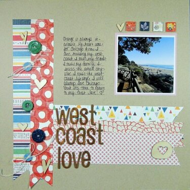West Coast Love {Basic Grey and Kelly Purkey}