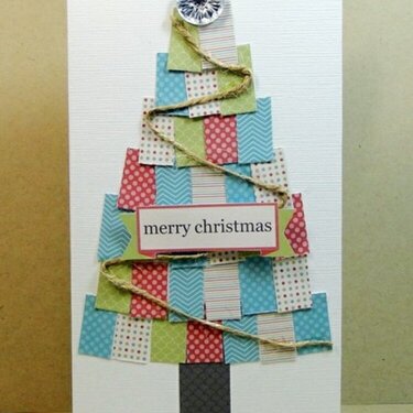 Merry Christmas Hybrid Card {Jen Martakis}