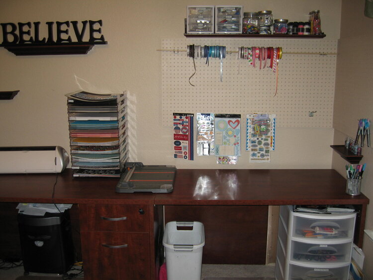 My scrap desk