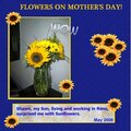 FLOWERS ON MOTHER'S DAY