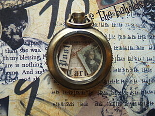 Altered Art pocket watch